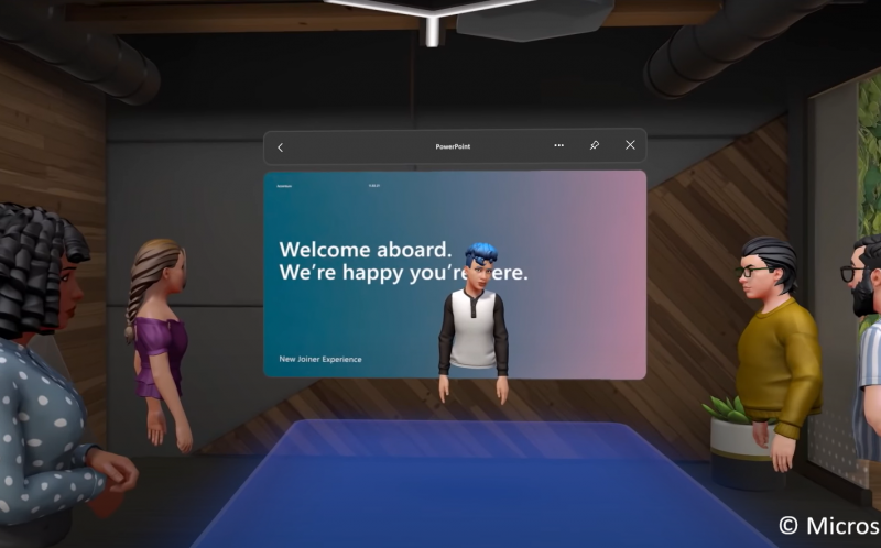 Microsoft Teams 新功能  3D虛擬人物開會返工